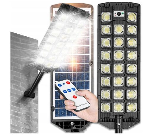 Lauko šviestuvas su saulės baterija, 2000W